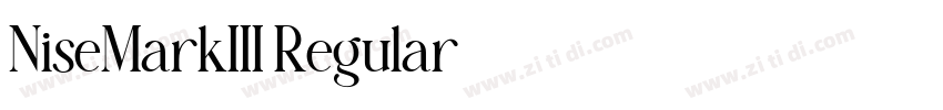 NiseMarkIII Regular字体转换 NiseMarkIII Regular字体转换